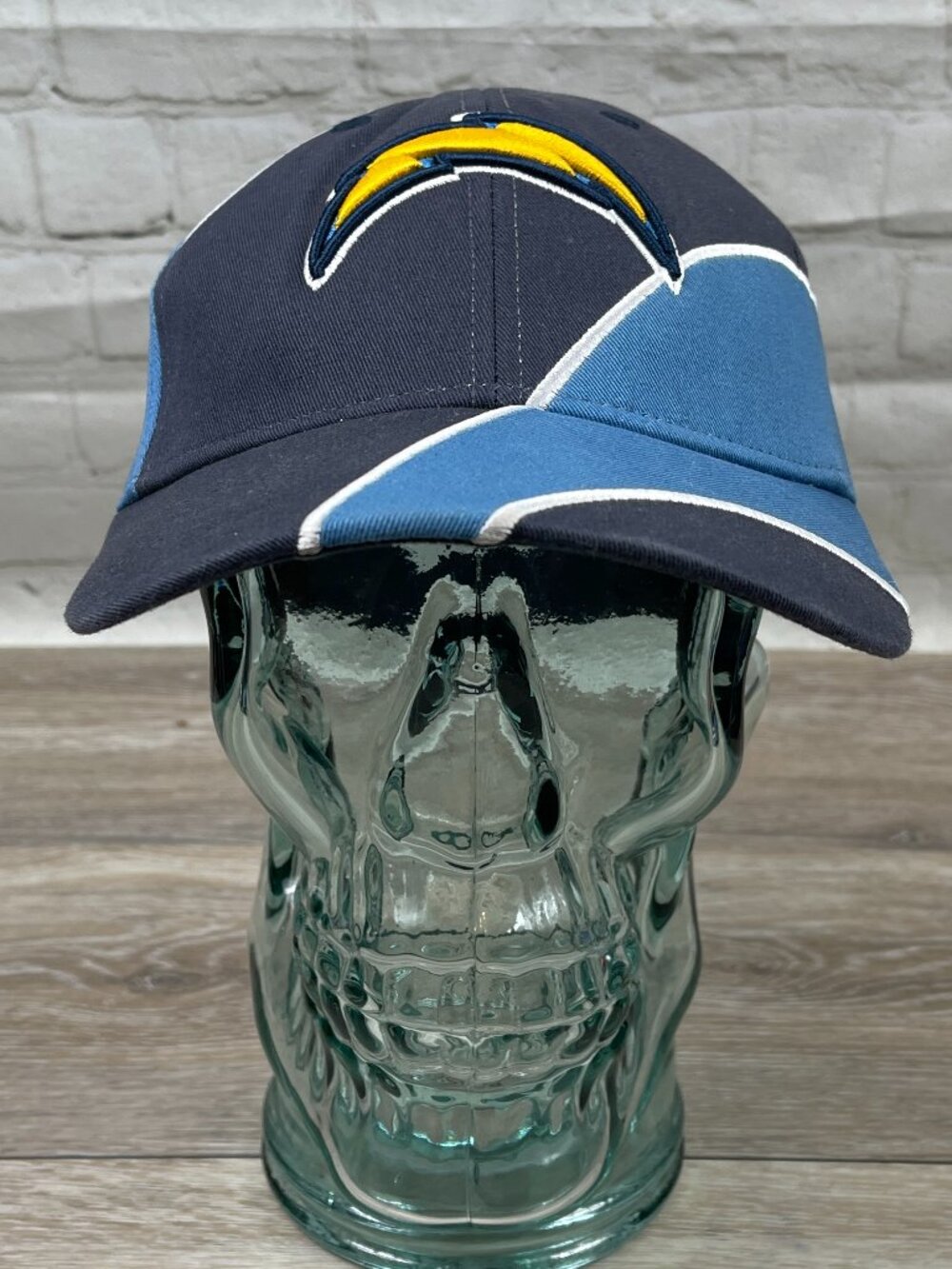 VINTAGE Y2K SAN DIEGO CHARGERS NFL TEAM APPAREL VELCRO BACK HAT / CAP